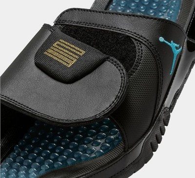 Nike Jordan Hydro XI Retro Slides Black/Varsity Maize/Gamma Blue