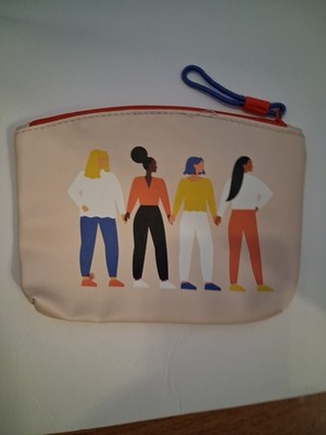 Ipsy Glam Bag 5x7 Makeup Bag  THE GIRLS  NWOT