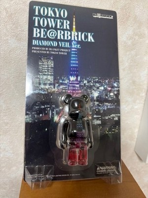 Medicom Toy BE@RBRICK TOKYO TOWER Diamond Veil Ver. 100% JAPAN