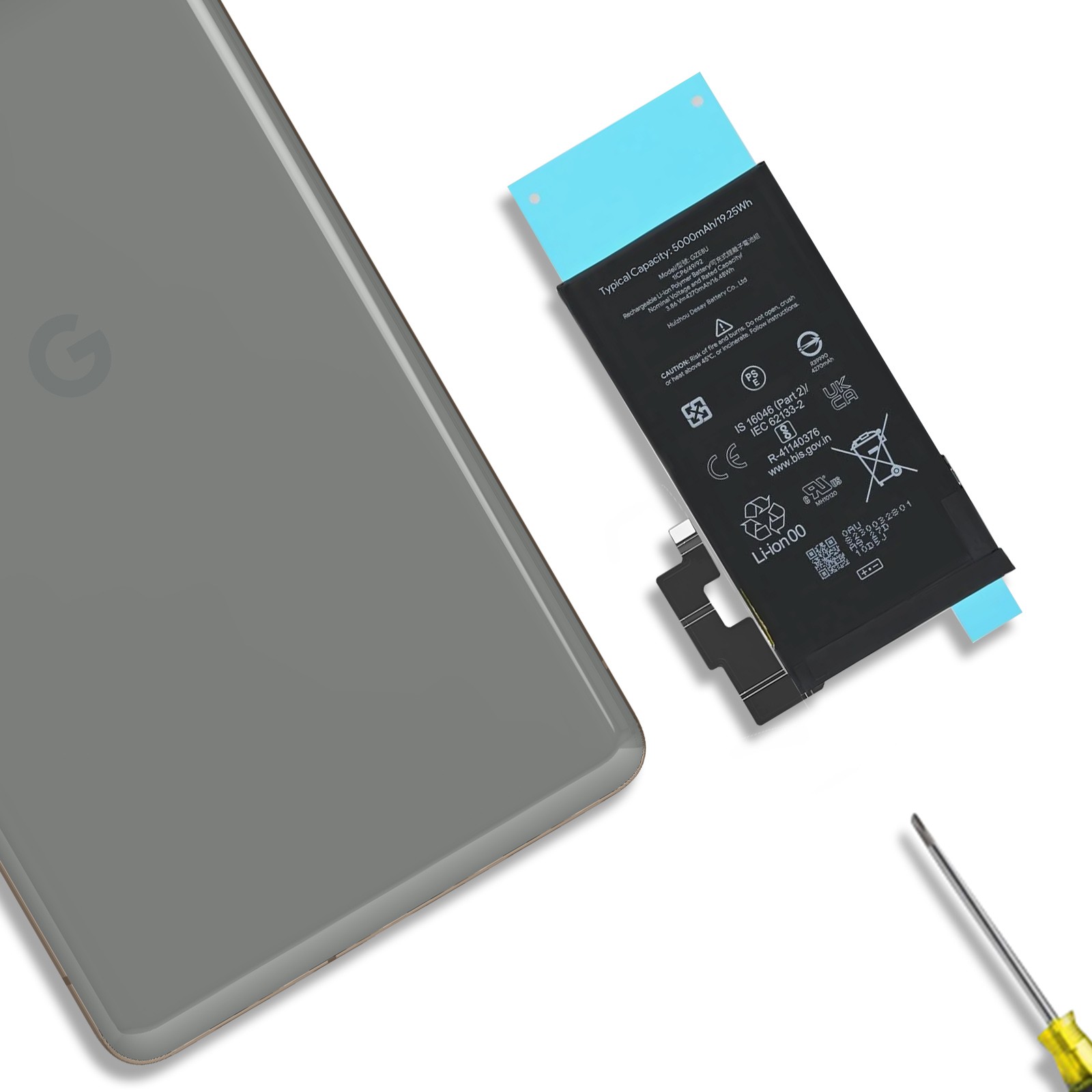 Batterie pour Google Pixel 7 Pro GMF5Z performance premium 5000mAh - 3