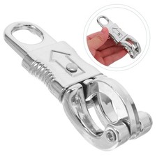 2 Pcs Large Metal Clips for Ropes Hook Snap Hooks Heavy Duty Lanyard