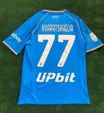 Maglia Ssc Napoli Preparata per Kvaratskhelia Supercoppa Italiana