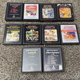 Atari 2600 System Bundle with Console, 30 Games, Joystick, Paddles, and More LOT