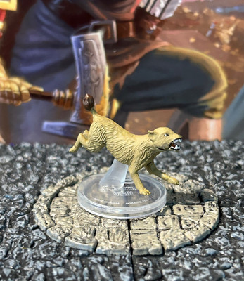 Blink Dog 1E D&D Miniature Dungeons Dragons 50th Anniversary fey hound animal 10