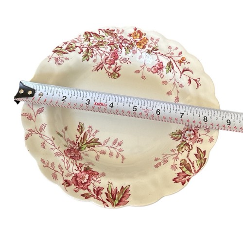 Booths China "Washington" zwei 6,25" Dessertteller & eine Suppenschleife England Floral - Bild 3 von 8