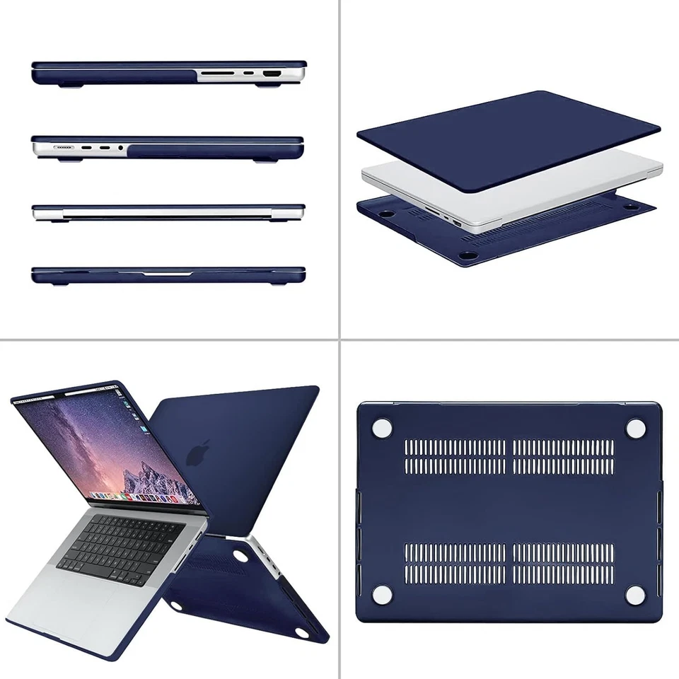 Capa para 2023 MacBook Pro 14 16 polegadas M1 M2 M3 A2918 A2991 A2992 A2442 - Imagem 4 de 4