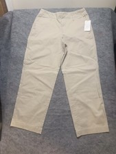 NWT Womens A New Day Tan Size 8 Straight Leg High Rise Chinos Pants 0623