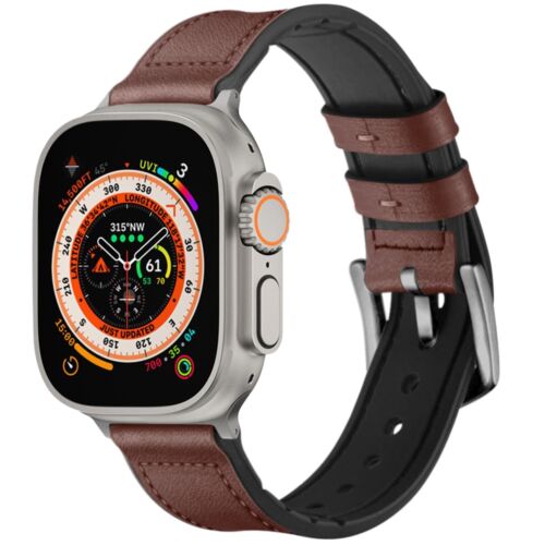 Apple Watch Ultra 2 Leather Band - 49mm Leather Bracelet for Apple Watch Ultra 2 - 第 1/24 張圖片