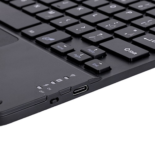 Mini Bluetooth Tastatur Kabellos Wireless Keyboard Touchpad für PC Handy Tablet - Bild 18 von 18
