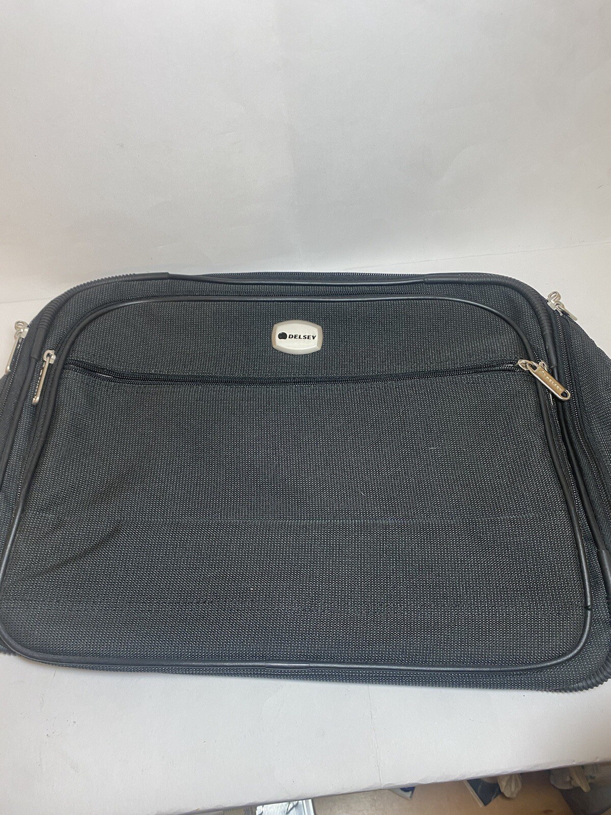 Delsey Black Lightweight Carry-On Tote Luggage