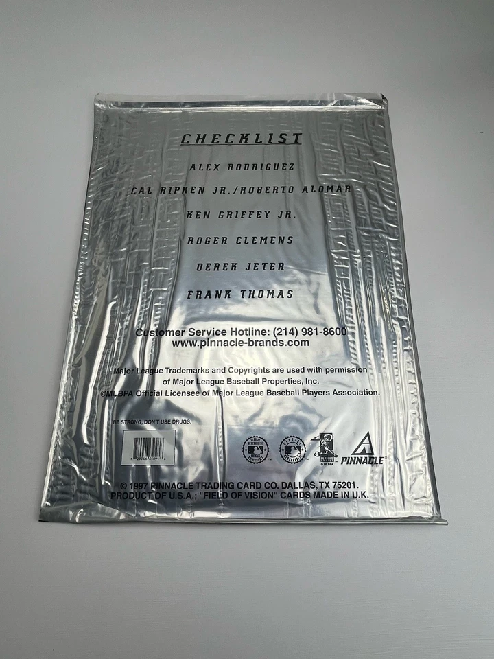 Nueva tarjeta de béisbol Pinnacle Toronto Blue Jays Roger Clemens ENORME 18x13 sin cortar Foto 3 de 4