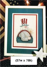 A DANDY UNCLE SAM  CROSS STITCH PATTERN ONLY  -  FP  SU UE
