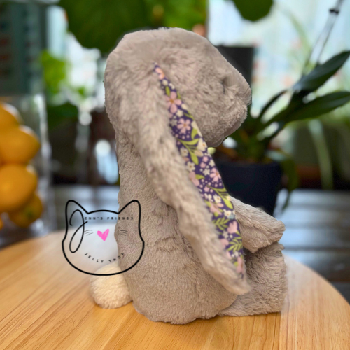 AUTHENTIC Jellycat BLOSSOM SILVER BUNNY Bloom RETIRED MEDIUM New