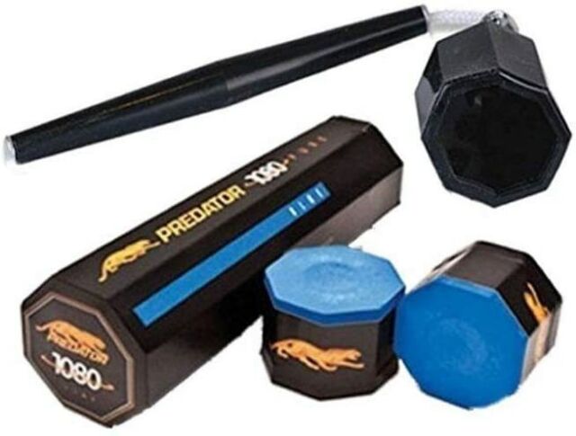 Predator 1080 Pure Chalk (5 pcs) & Octagon Shaped Pocket Chalker