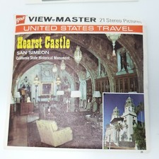 View Master A190, Hearst Castle, San Simeon, California, 3 Reel Set