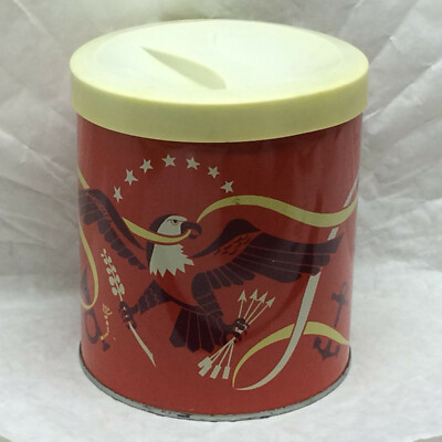 Vintage Coffee Can Procter & Gamble Eagle Design