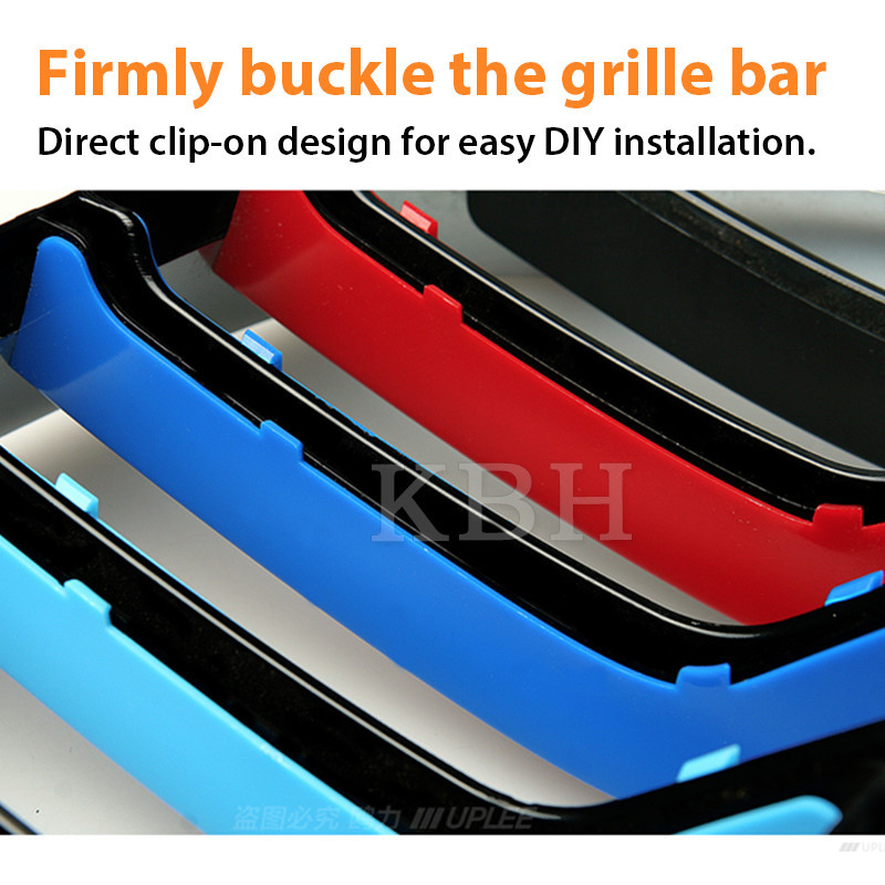 Front Grille Grill Cover Strips Clip Trim For BMW X5 E70 Accessories