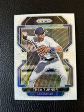 2022 Panini Prizm Tier III White Wave Prizm #227 Trea Turner Los Angeles Dodgers
