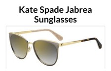 LENSES ONLY Kate Spade Jabrea Gray Gold Mirrored Lens. Authentic LENSES ONLY