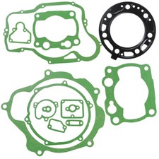 Clutch Engine Cylinder Cover Head Top & End Gasket Set For Kawasaki KX250 2004