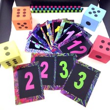 Rainbow Number Cards 1-20 40 Set Number Recognition Activities Games Learning
