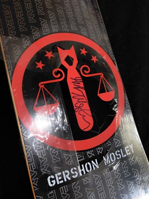 SK8デッキ　Gershon Mosley（ガーション・モズレー）　　A-team 当時もの RARE SIGNED Gershon Mosely THE A TEAM Skateboard Deck Autographed