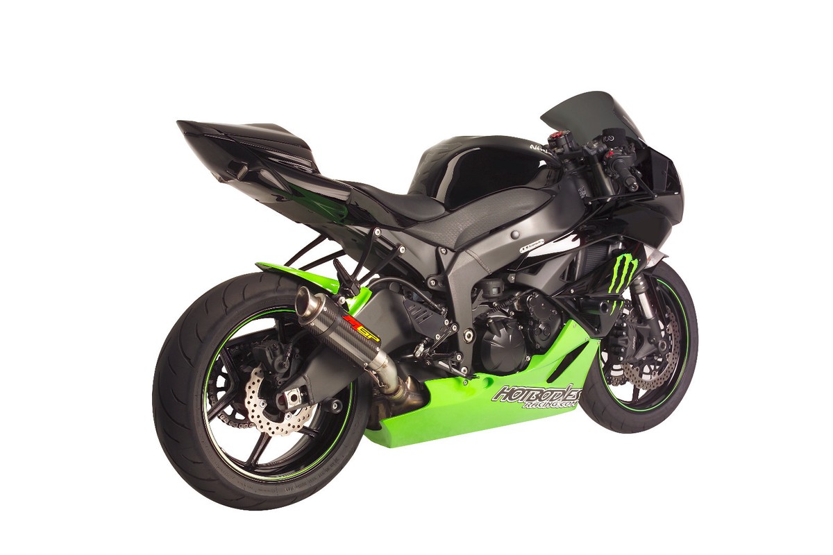 2009-2020 ZX6R MGP Carbon Fiber Exhaust Slip On System / Muffler
