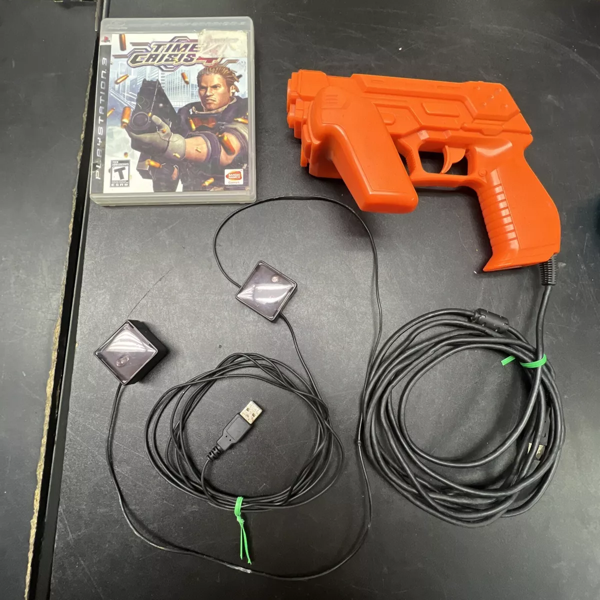 PS3 TIME CRISIS 4 w/Guncon3 Gun Controller PlayStation3 Boxed import Japan Game
