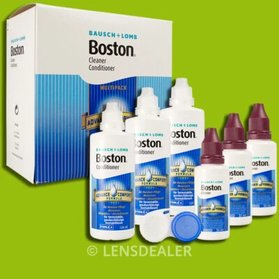 BOSTON ADVANCE MULTIPACK 3x120 3x30 BAUSCH HARTE KONTAKTLINSE PFLEGEMITTEL - Bild 1 von 2