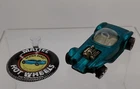Vtg. 1968 Hot Wheels Redline Aqua Beatnik Bandit Sweet 16 US W/ Badge 1:64