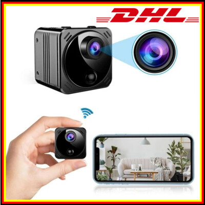WLAN MINI KAMERA 4K FULL HD VIDEO ÜBERWACHUNGSKAMERA KNOPF CAM HAUS GESCHÄFT DE
