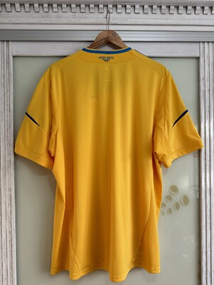 Ukraine 2012-2014 Home Soccer Jersey Football Kit Shirt Size 2XL