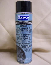Sprayon S20846 Ultra-ForceII Safety Solvent Degreaser Electrical contact Cleaner