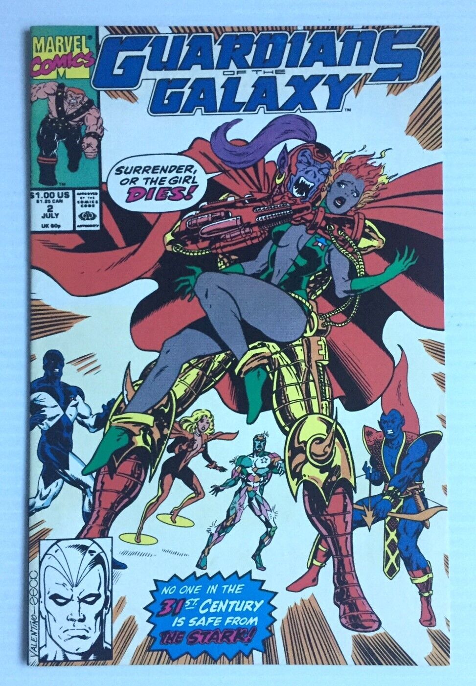 Guardians of the Galaxy, Vol. 1 #2 (1990) Marvel Comics