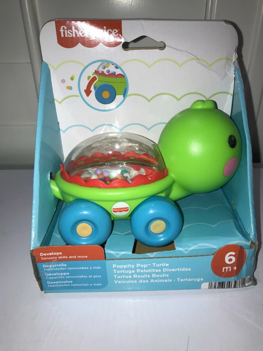 Fisher Price Poppity Pop Turtle Fisher Price Toy NEW BOX CREASED DENTED