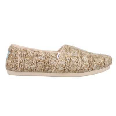 TOMS Alpargata Cable Slip On  Womens Beige Flats Casual 10018904T