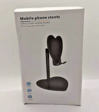 Heart Shaped Desktop Phone Holder (Black) 35 Degree Of Regulation