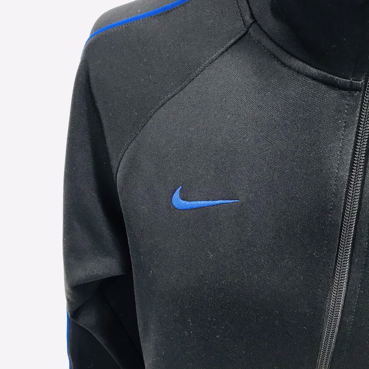 Nike Manchester United Men's Zip Up Jacket Soccer Sz M Black