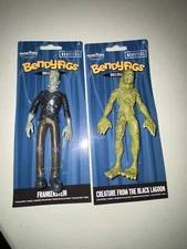 BendyFigs The Noble Universal Monsters Creature Black Lagoon & Frankenstein