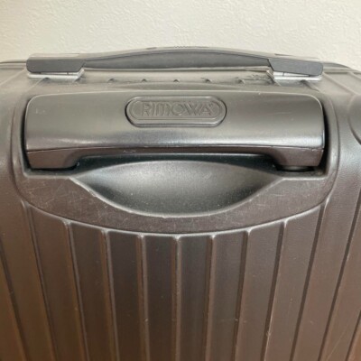Rimowa Lufthansa 32L Black 2-wheels Carry Case Suitcase Rare | eBay