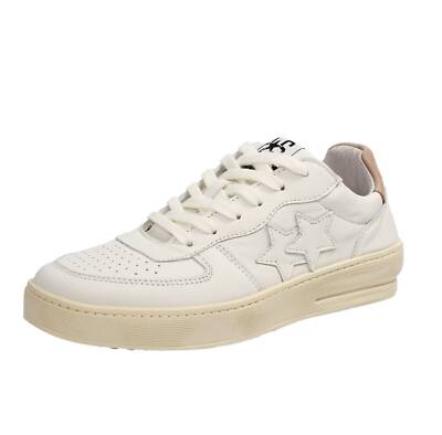 2star Padel Star - Low Sneaker aus weißem Leder - Größe 36 Damenschuhe