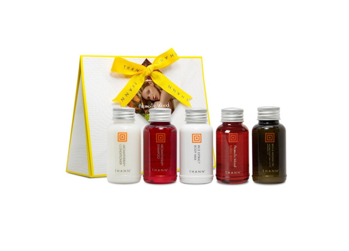 Thann Aromatic Wood Belittled Selections Travel Set 2 fl.oz each 
