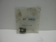 ANSI 41 ROLLER CHAIN OFFSET LINK WITH COTTER TYPE 1/2" PITCH NEW IN BAG