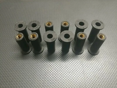 HANSON RIVET Well Nuts # 10-32 x 1" 12 pcs per pack New 12 Pack Rubber Nuts RN-1032-2