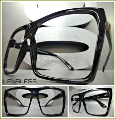 Occhiali Da Vista Finti OVERSIZE CLASSIC VINTAGE RETRO Style Clear
