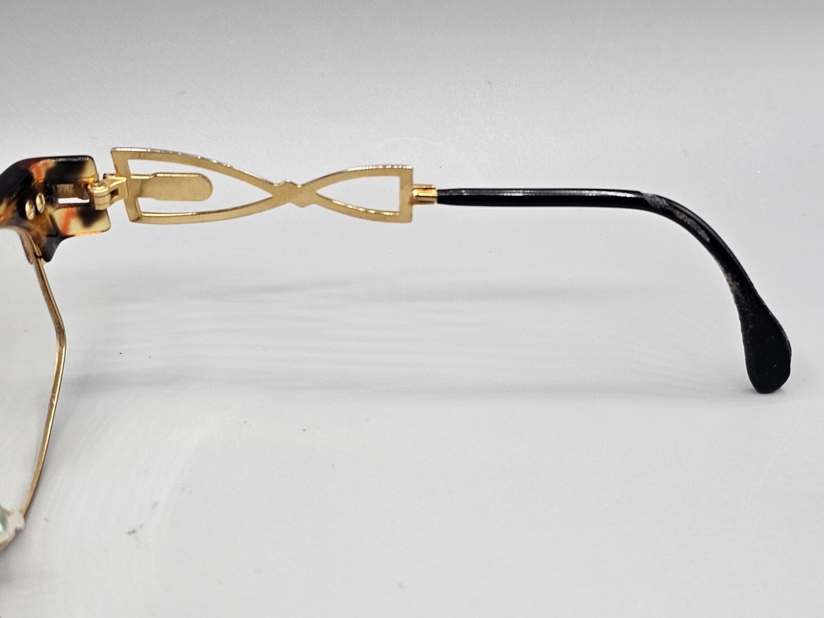 Vintage Cazal 253 736 Ladies Glasses Frames Only Designer 57X19 Gold & Tortoise CAZAL Tortoise Vintage Sunglasses for sale | eBay main image 4