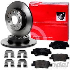 brembo BREMSSCHEIBEN 262mm + BELÄGE HINTEN passend für HYUNDAI i20 GB