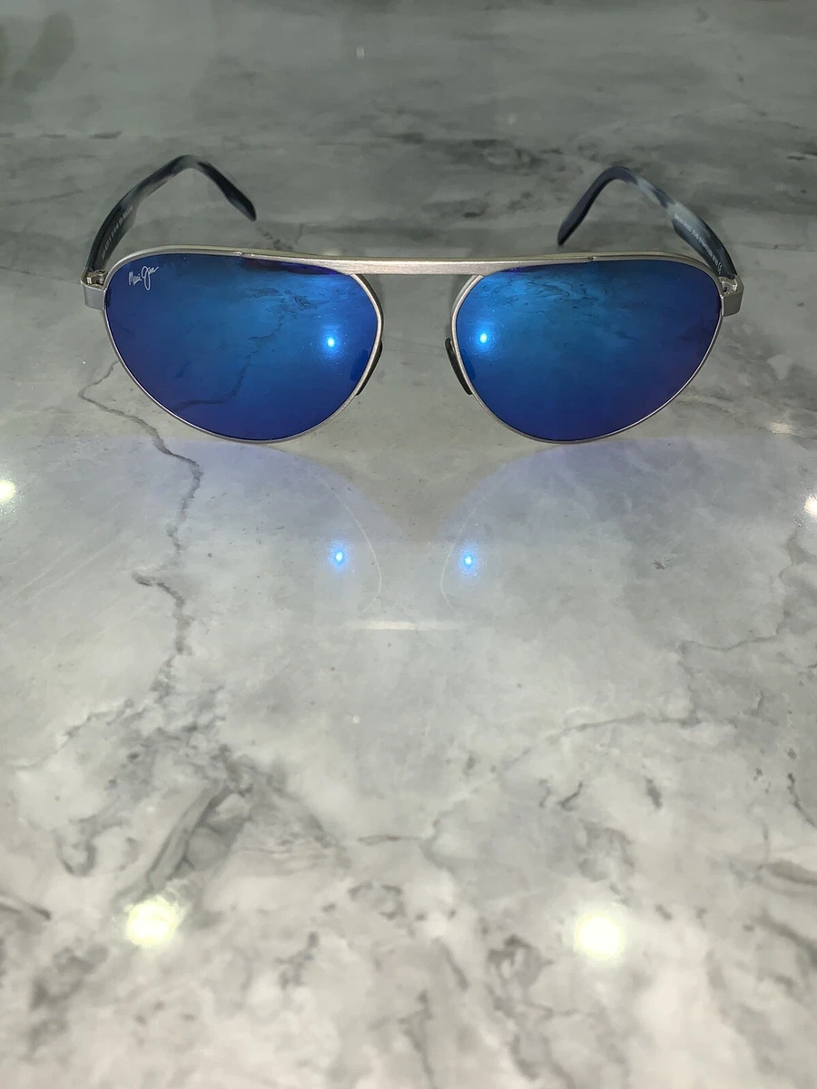 MAUI JIM SWINGING BRIDGES MJ 787 02C GUNMETAL BLUE HAWAII