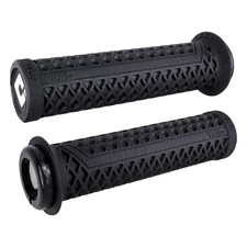 BLACK ODI VANS V2.1 LOCK ON GRIPS W/PLUGS BMX MTB GRIP BICYCLE BIKE NEW