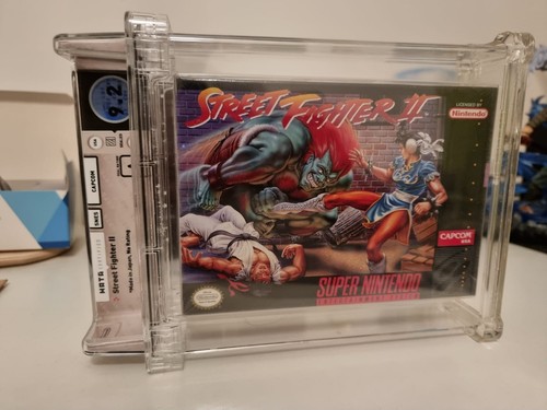 Street fighter 2 SNES 1992 First Print NTSC 9.2 A Sealed VGA WATA Graded - Picture 5 of 7